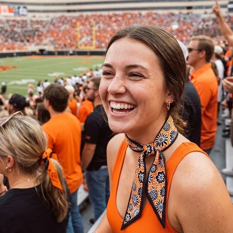 Desden Accessory Skinny Scarf – Oklahoma State Cowboys