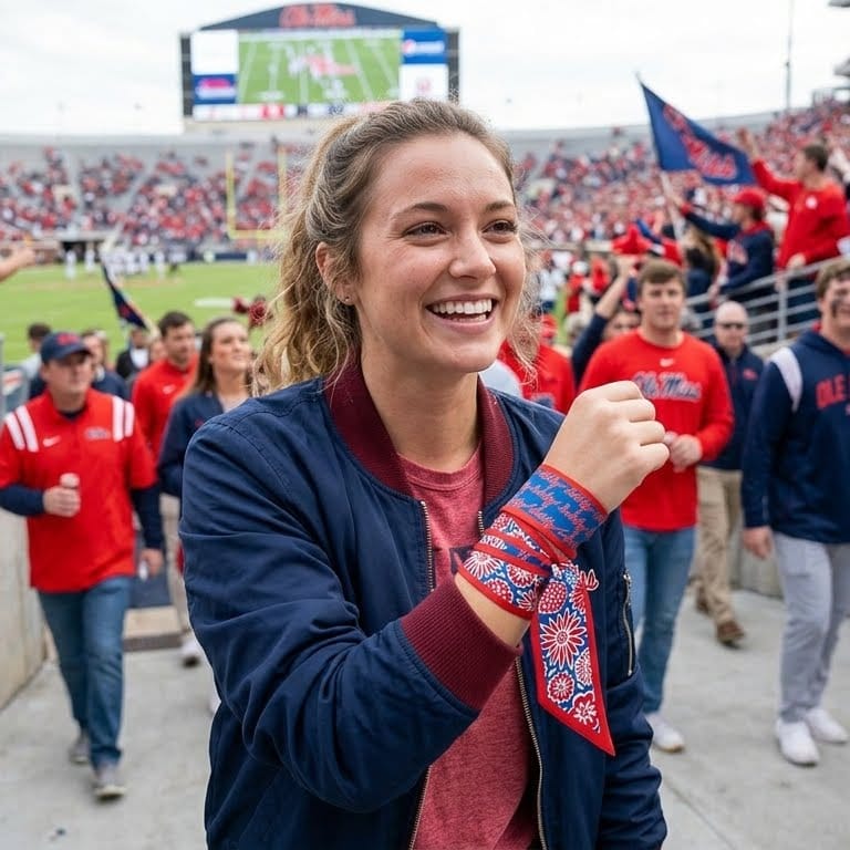 Desden Accessory Skinny Scarf – Ole Miss Rebels