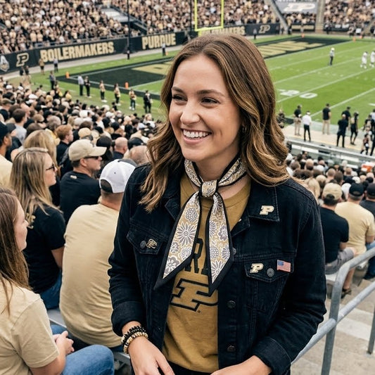 Desden Accessory Skinny Scarf – Purdue Boilermakers
