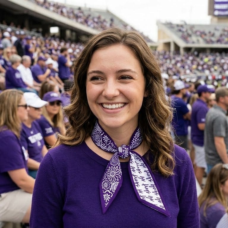 Desden Accessory Skinny Scarf – TCU Horned Frogs