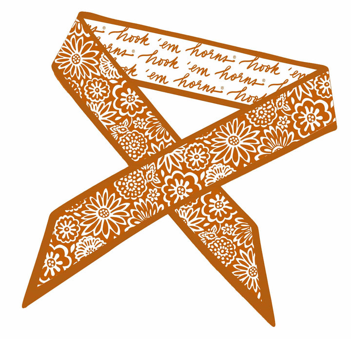 Desden Accessory Skinny Scarf – Texas Longhorns