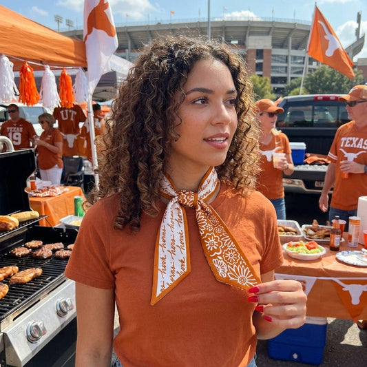 Desden Accessory Skinny Scarf – Texas Longhorns