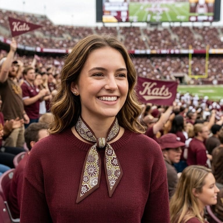 Desden Accessory Skinny Scarf – Texas State Bobcats