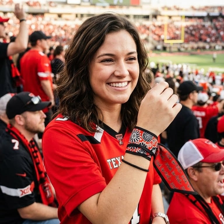 Desden Accessory Skinny Scarf – Texas Tech Red Raiders