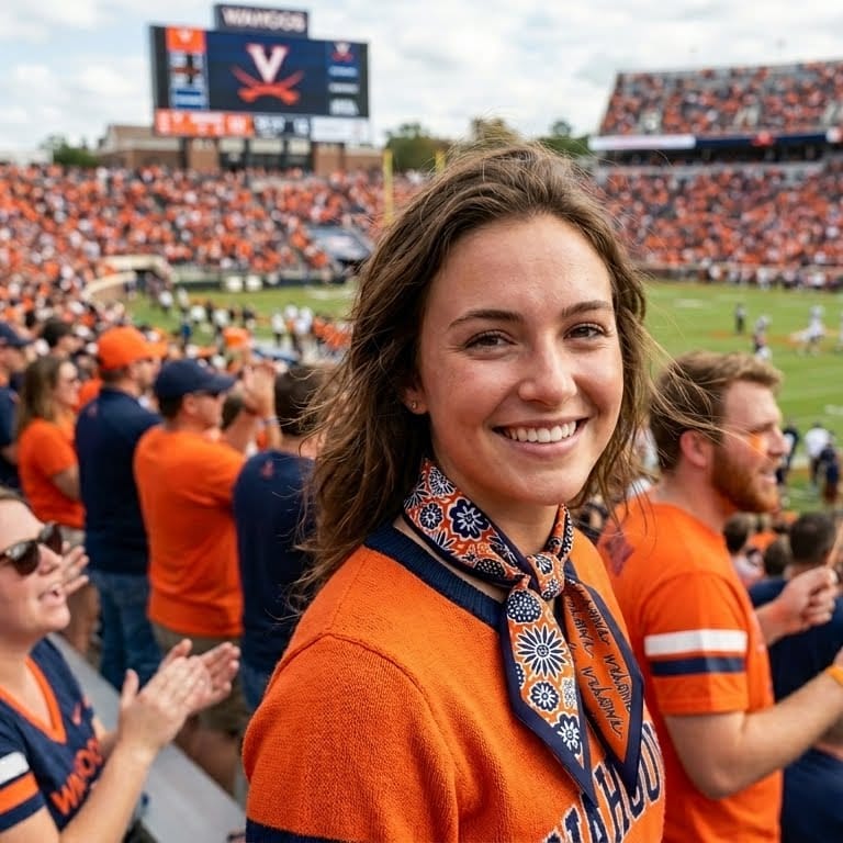 Desden Accessory Skinny Scarf – Virginia Cavaliers