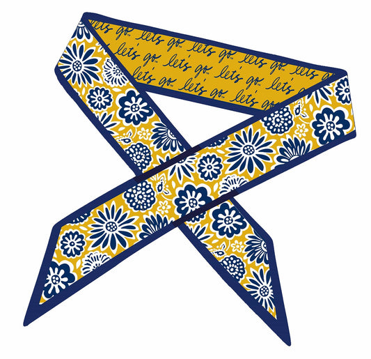 Desden Accessory Skinny Scarf – West Virginia Mountaineers