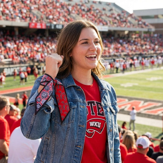 Desden Accessory Skinny Scarf – Western Kentucky Hilltoppers
