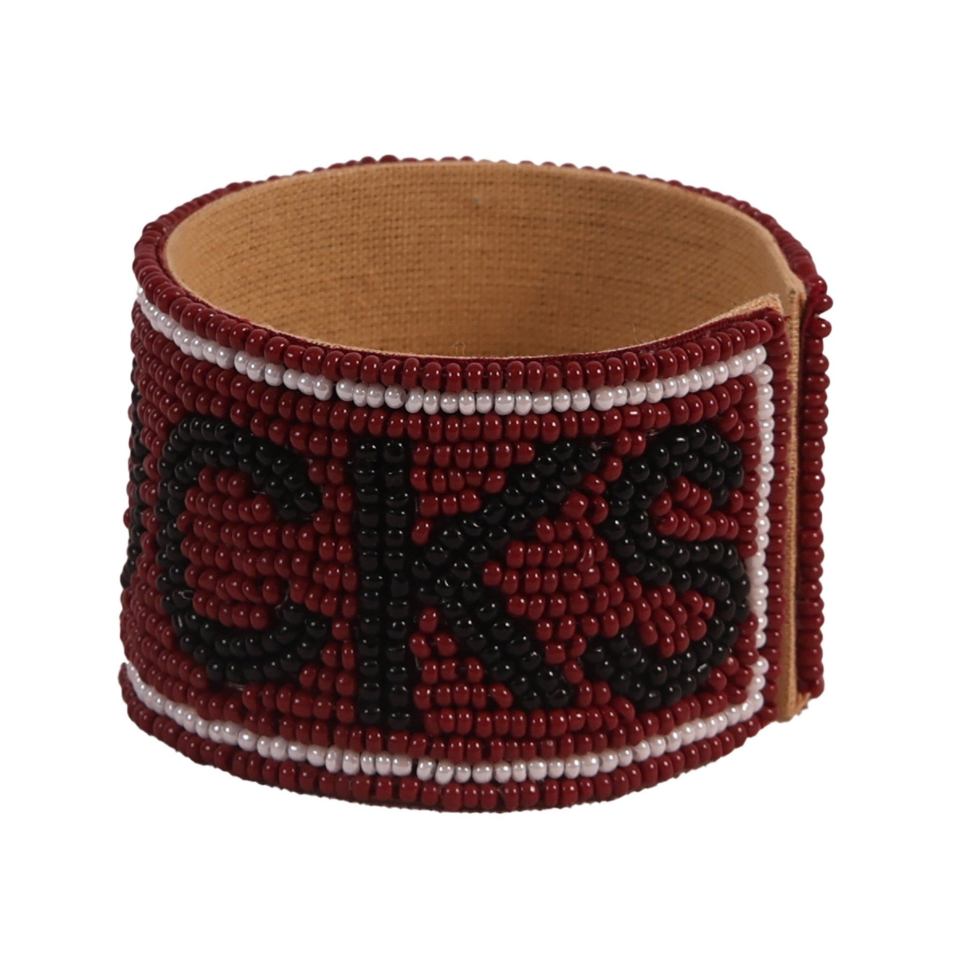 Desden Beaded Cuff South Carolina Gamecocks Beaded Cuff in Garnet and Black by Desden