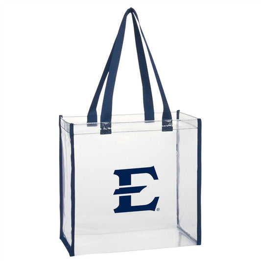 Desden Clear Tote Stadium Tote - Eastern Tennessee State