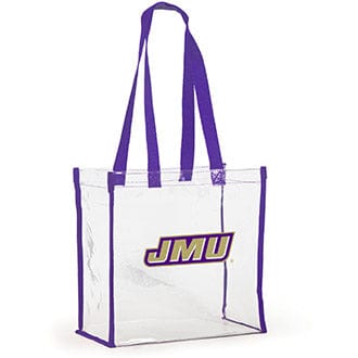 Desden Clear Tote Stadium Tote- JMU