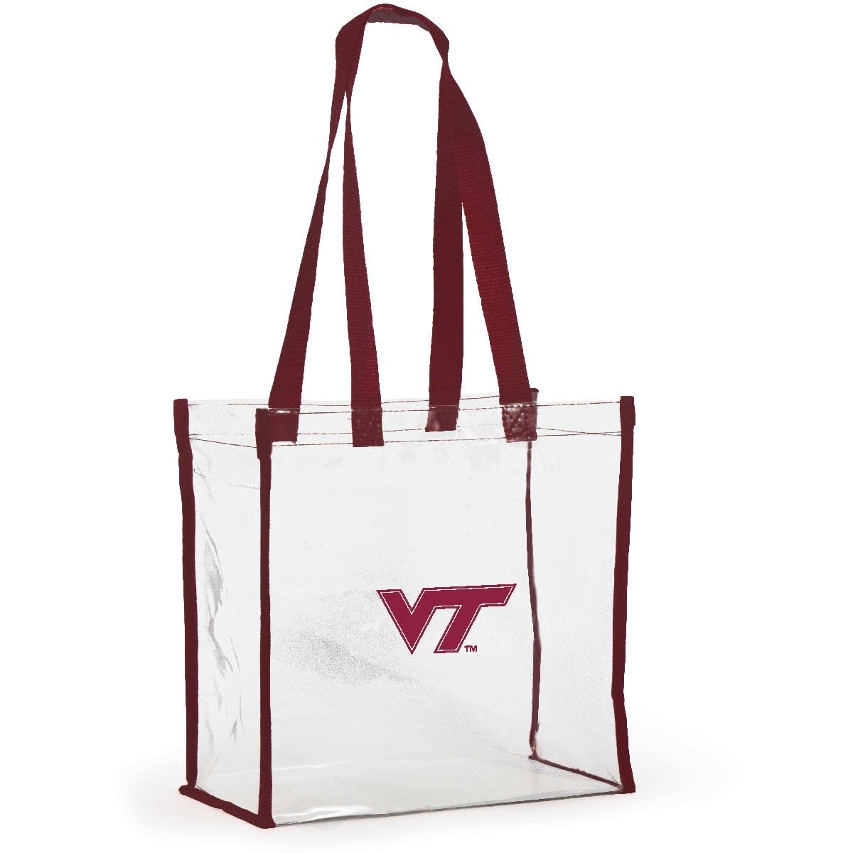 Desden Clear Tote Stadium Tote- Virginia Tech