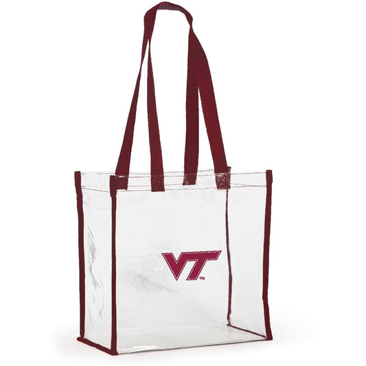 Desden Clear Tote Stadium Tote- Virginia Tech