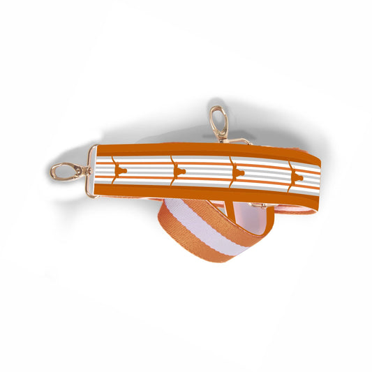 Texas Longhorns officially licensed patterned purse strap by Desden