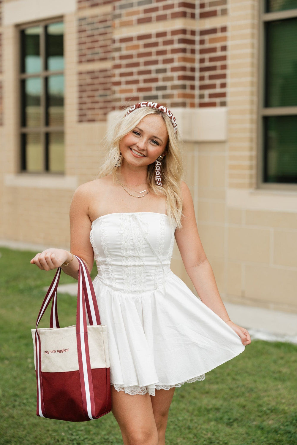 Desden Accessory Texas A&M Aggies Canvas Mini Tote by Desden