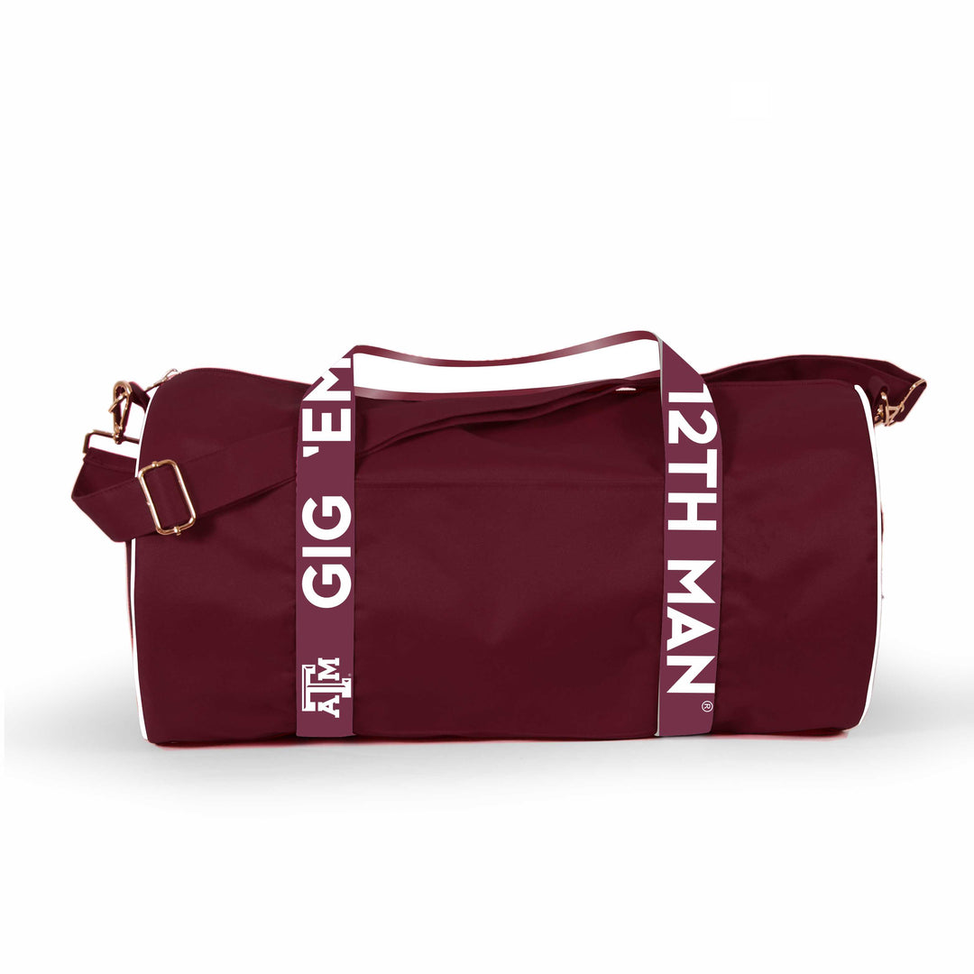 Desden Duffel Texas A&M Round Duffel by Desden