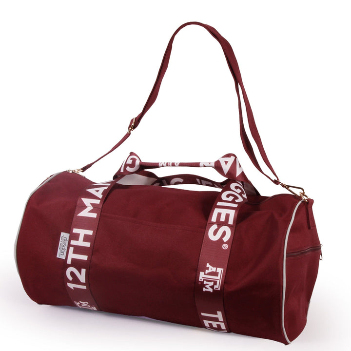 Desden Duffel Texas A&M Round Duffel by Desden