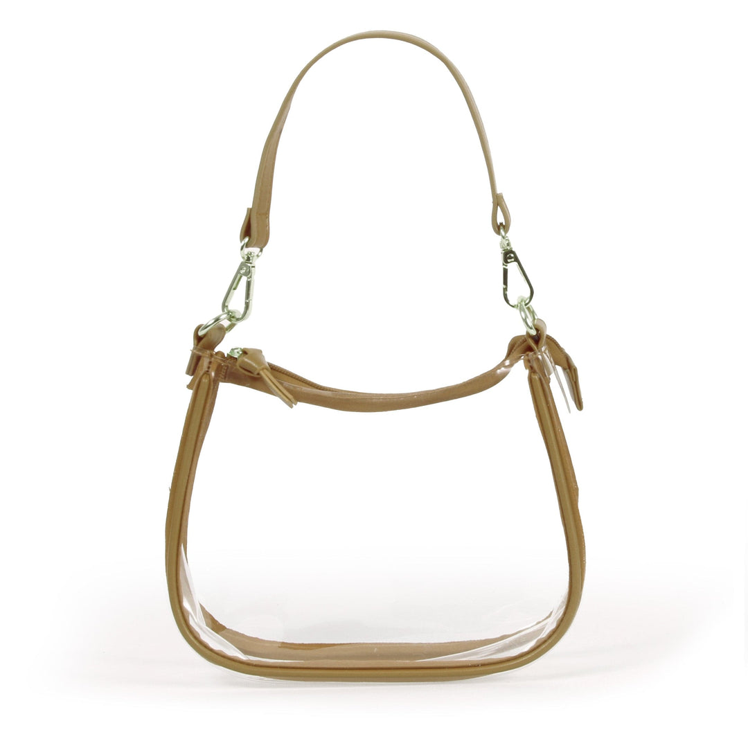 Desden Purse The Clara Clear Purse by Desden in Metallic Gold