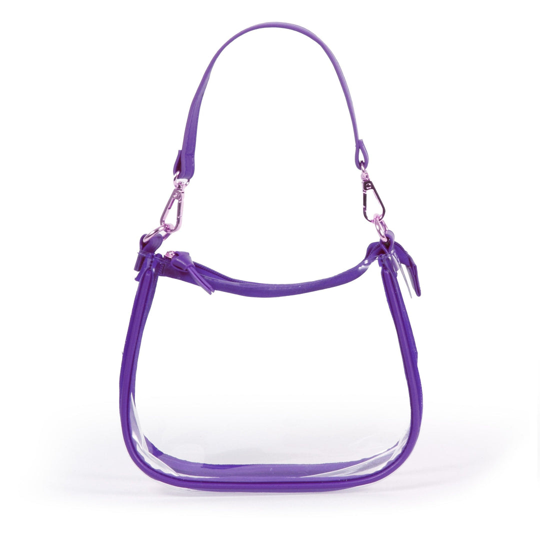 Desden Purse The Clara Clear Purse by Desden in Purple