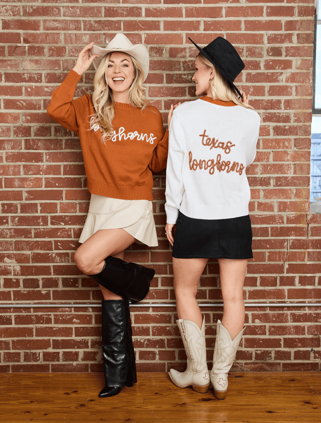 Stewart Simmons The Texas Longhorns Glitter Script Cardigan