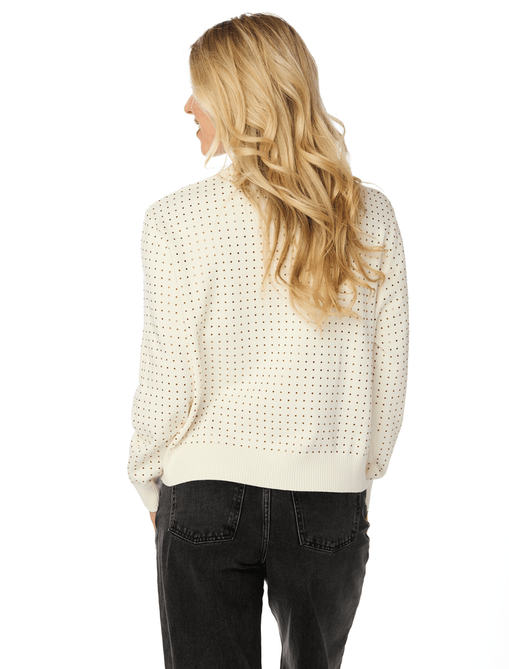 Stewart Simmons The Texas Rhinestone + Glitter Script Sweater