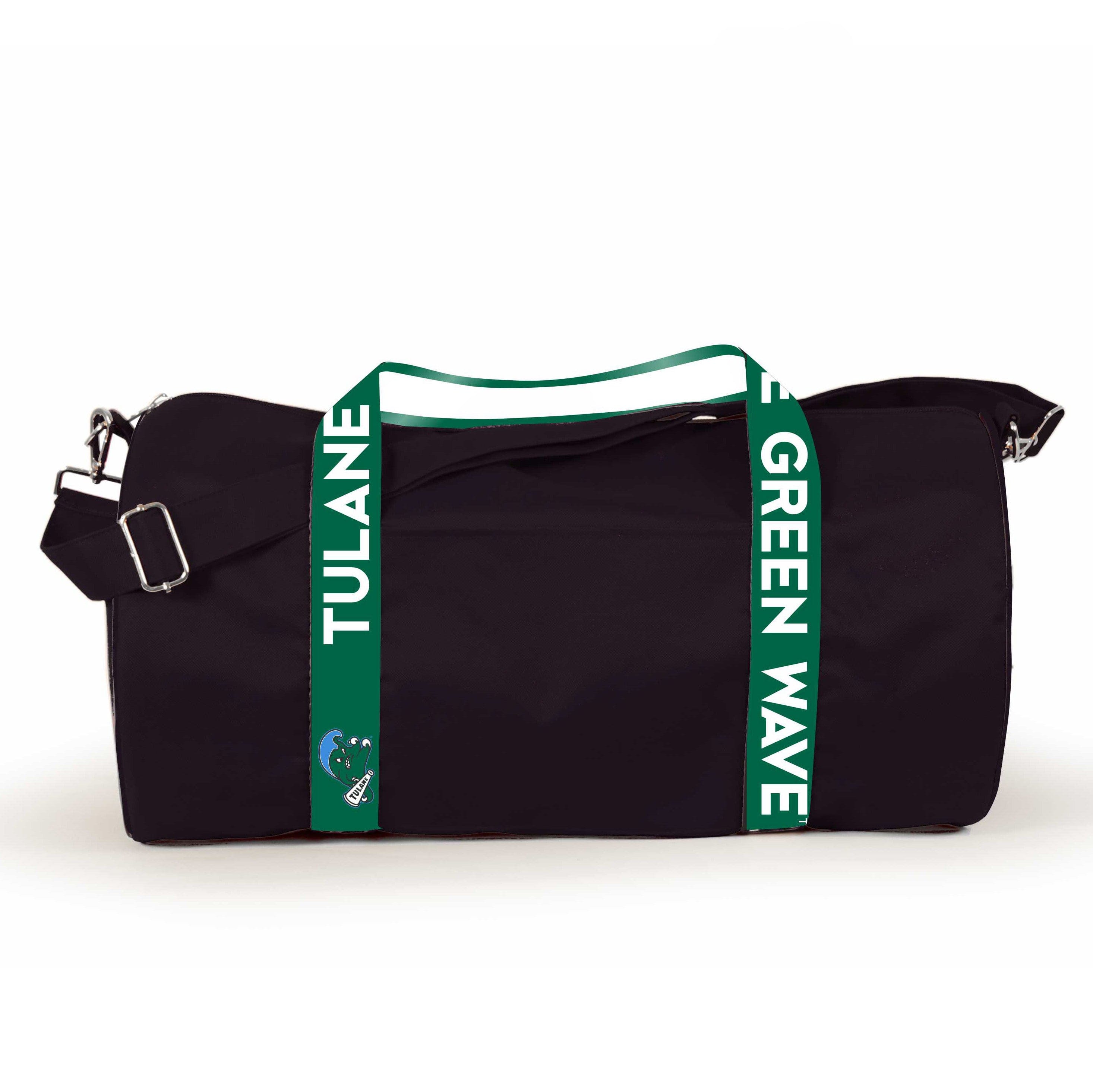 Desden Duffel Tulane Green Wave Round Duffel by Desden
