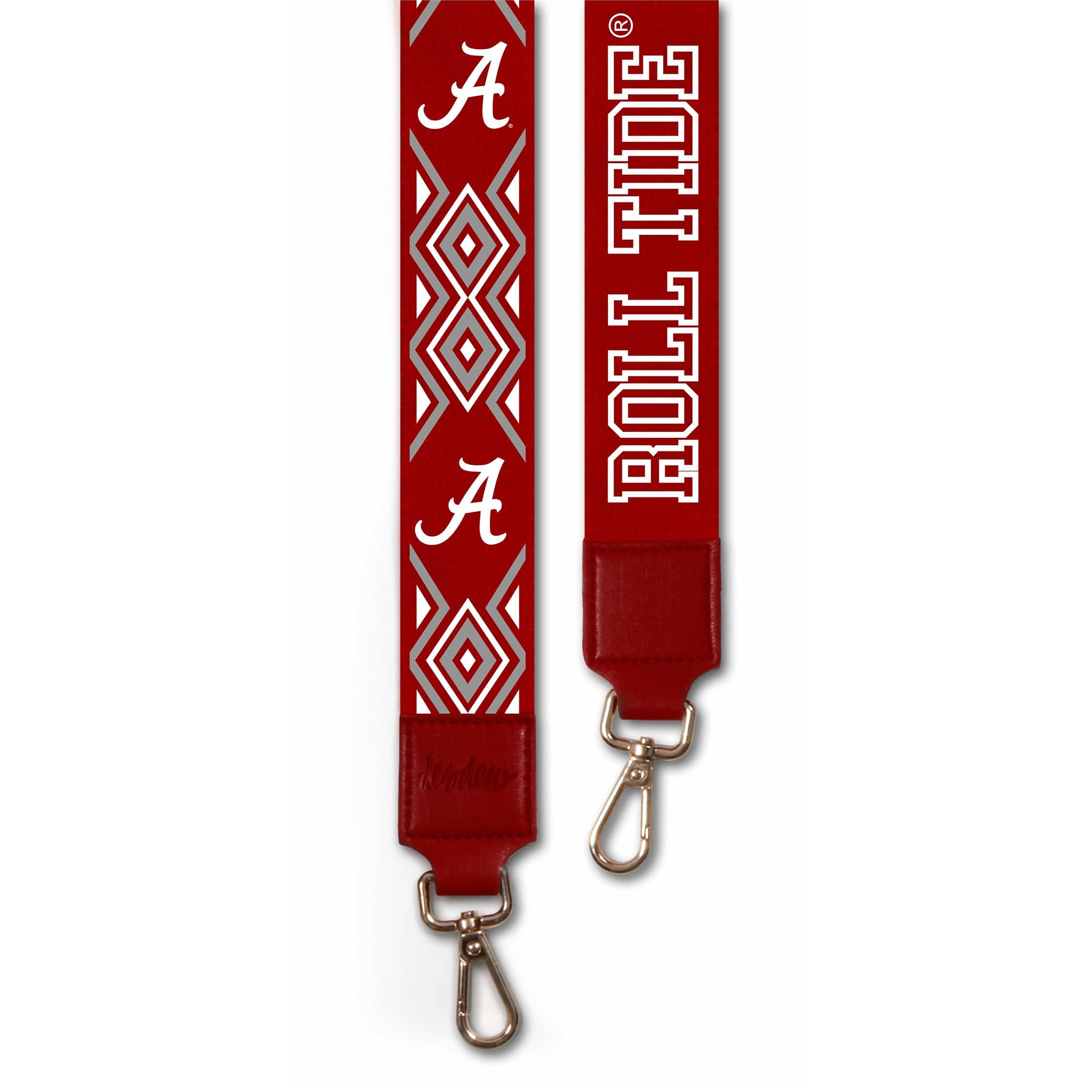 Desden Purse Strap University of Alabama Crimson and White Printed Purse Strap for Women by Desden