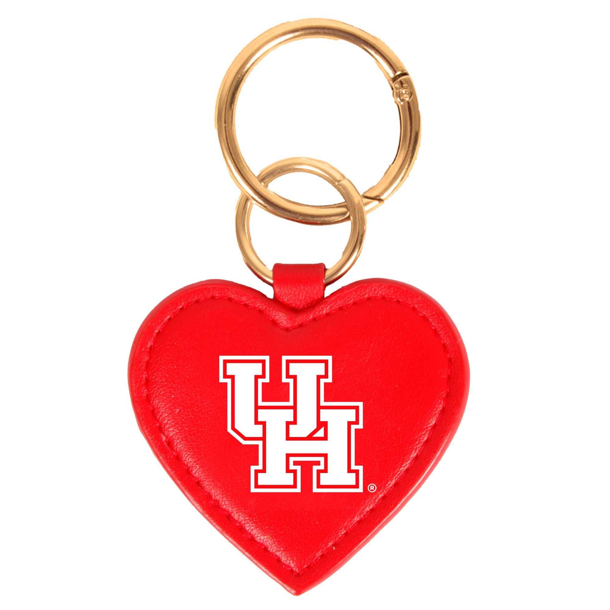 Desden Accessory University of Houston Heart Purse Charm/Key Ring