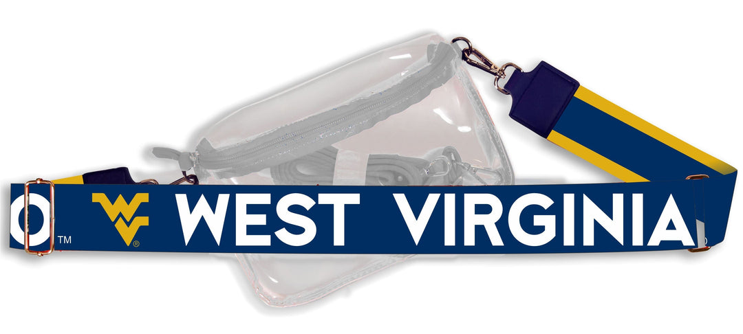 Desden Purse West Virginia Hailey Clear Sling Bag with Logo Strap by Desden