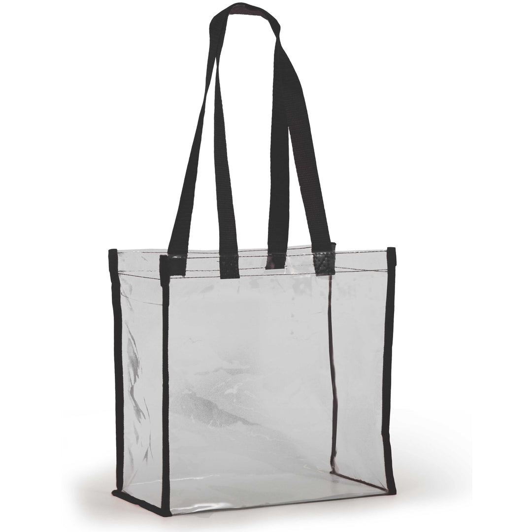 Desden Tote Bag Black Clear Stadium Tote - Black