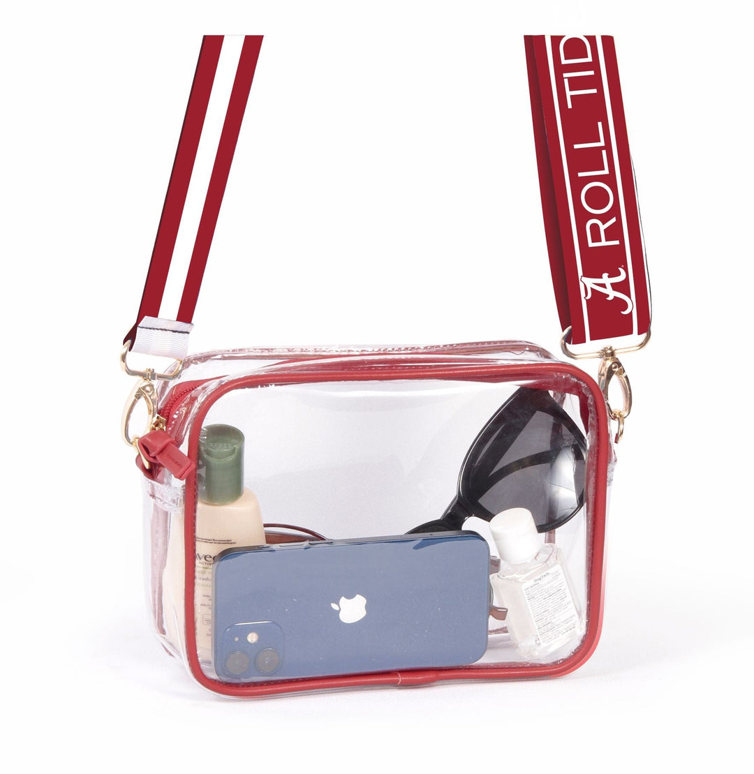 Desden Purse Clear Purse for Alabama Roll Tide Game Day - The Bridget