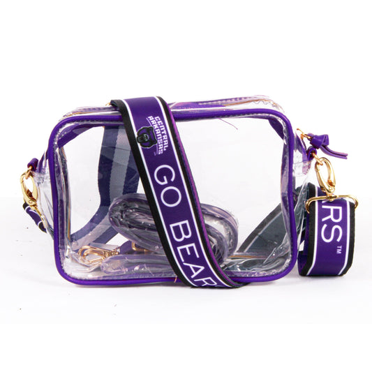 Central Arkansas Bears Bridget Clear Purse, stadium-approved, officially licensed, by Desden