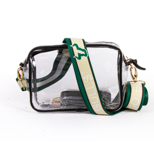 South Florida Bulls Bridget Clear Purse, stadium-approved, officially licensed, by Desden