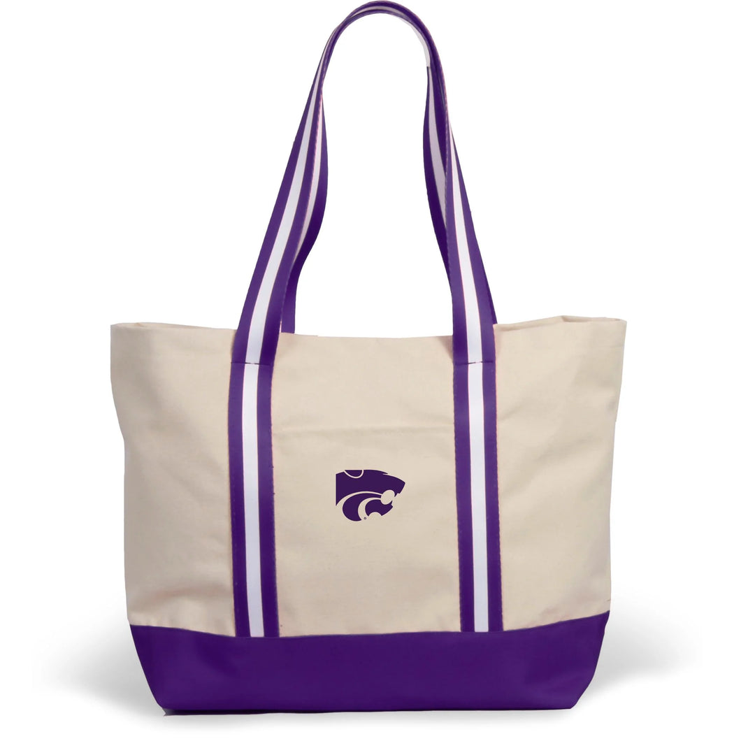 Canvas Boat Tote - Kansas State