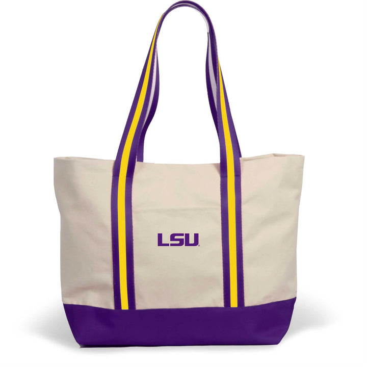 Desden Tote Bag Canvas Boat Tote - LSU