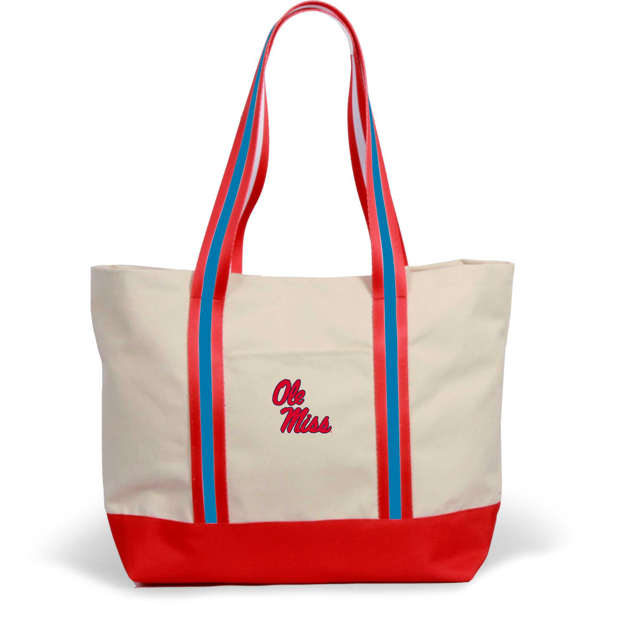 Desden Tote Bag Canvas Boat Tote - Ole Miss