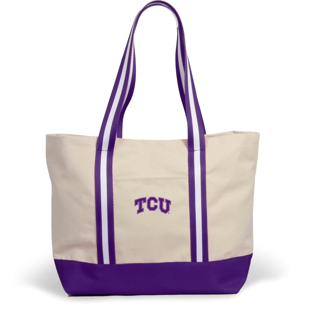 Desden Tote Bag Canvas Boat Tote - TCU