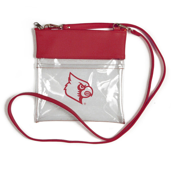 Louisville Cardinals Gameday Clear Crossbody Tote - Sports Unlimited