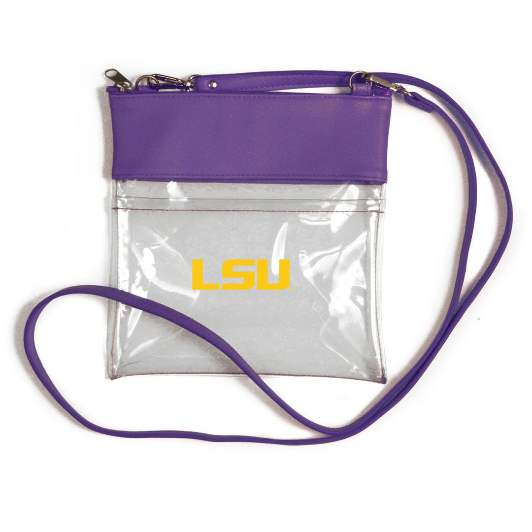 LSU Clear Crossbody Purse Desden