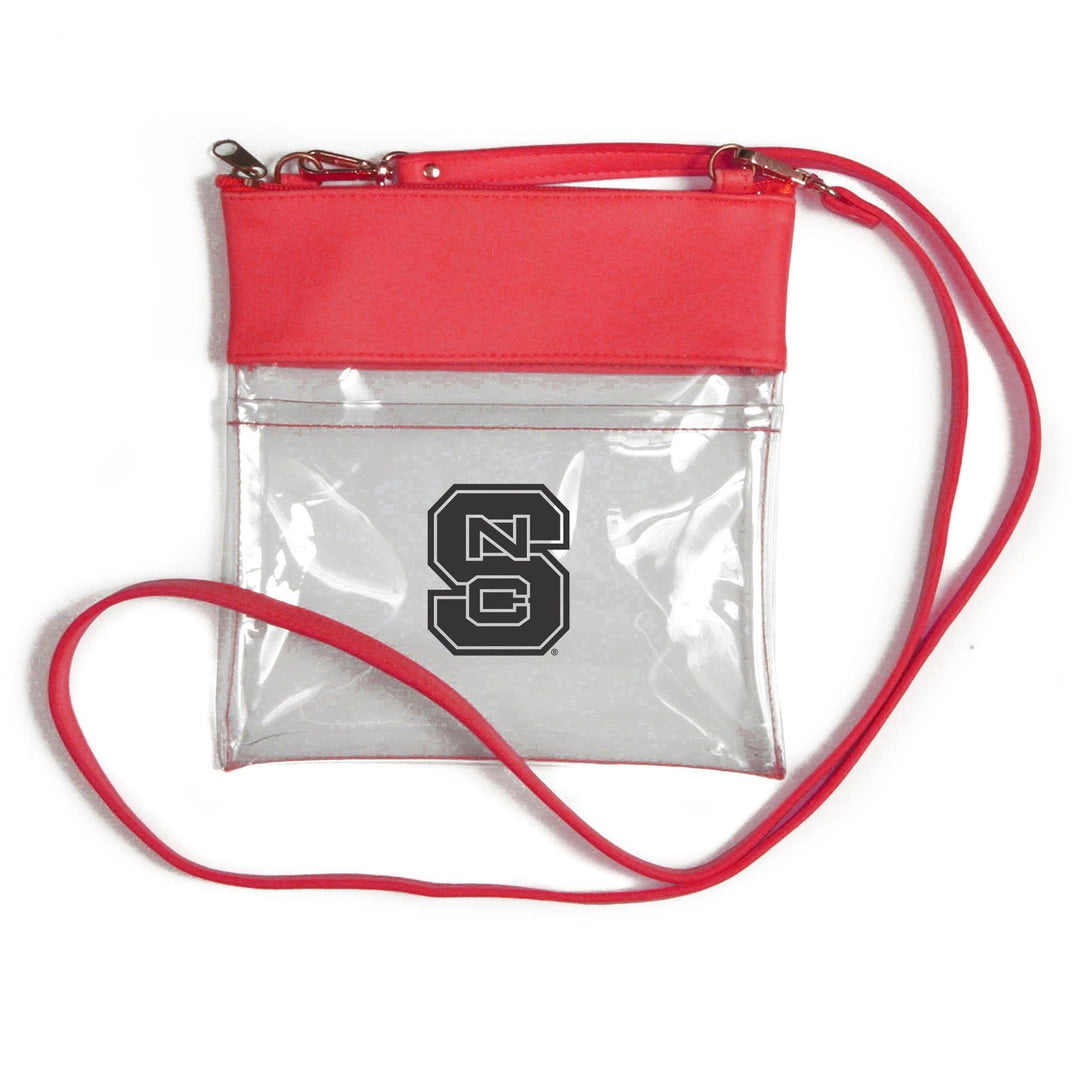 Desden Gameday Crossbody Clear Purse With Vegan Leather Trim and Strap —  Bengals & Bandits