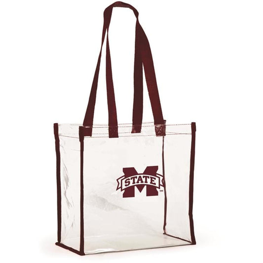 Mississippi State Bulldogs Clear Stadium Tote, stadium-approved, officially licensed, by Desden