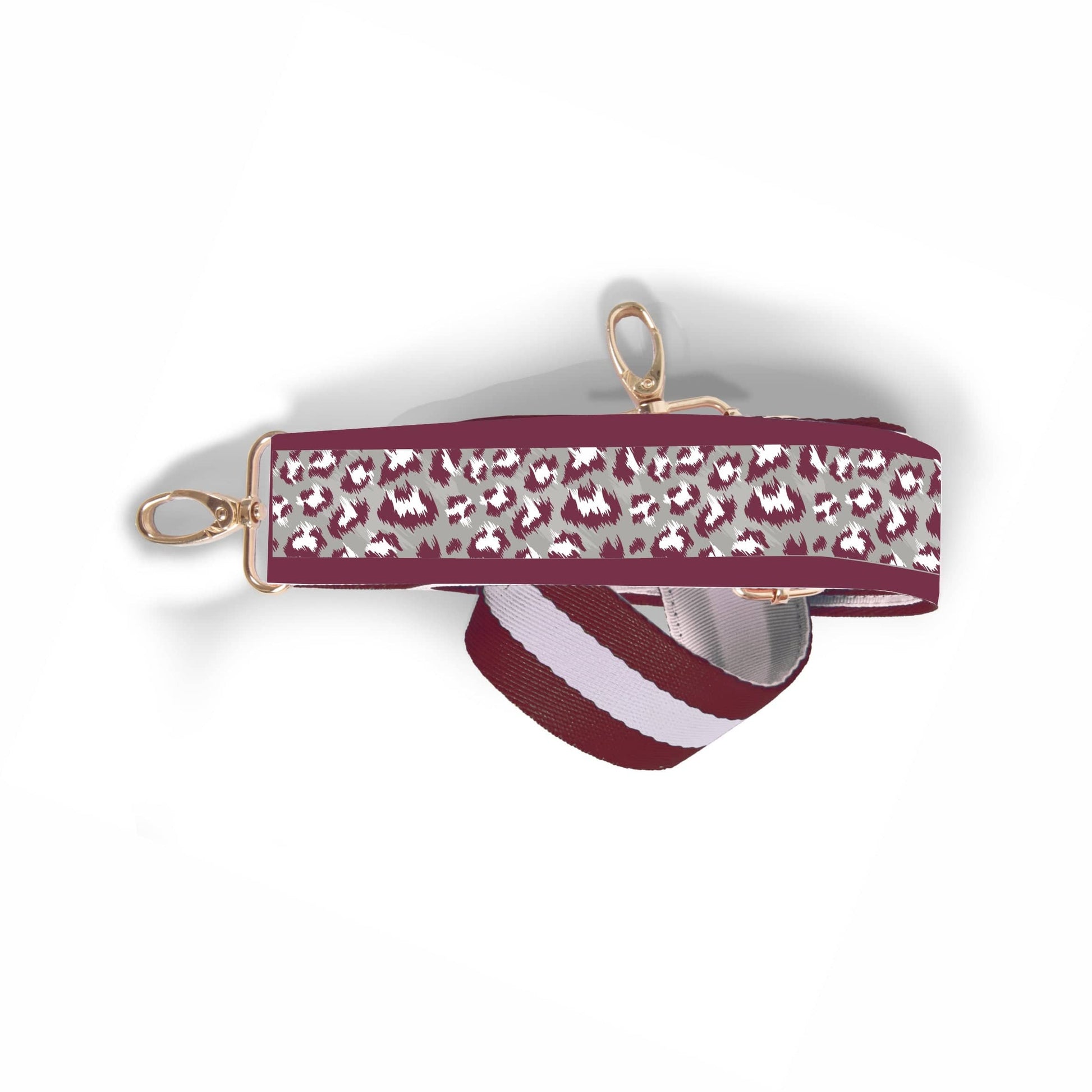 Texas A&M Aggies maroon leopard officially licensed patterned purse strap by Desden