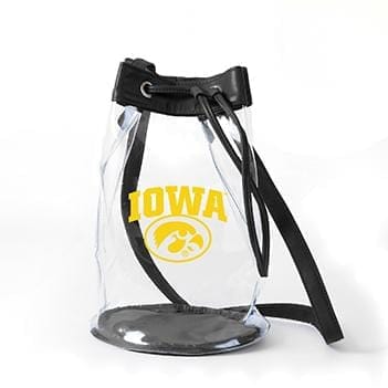 Desden Purse Closeout:Madison Clear Bucket Bag- Iowa