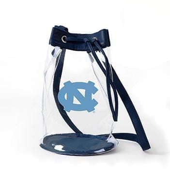 Desden Purse Closeout:Madison Clear Bucket Bag- North Carolina