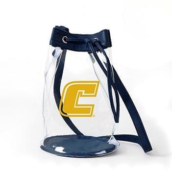 Desden Purse Closeout:Madison Clear Bucket Bag- Tennessee Chattanooga