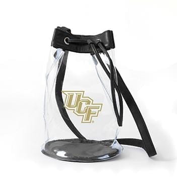 Closeout:Madison Clear Bucket Bag- University of Central Florida