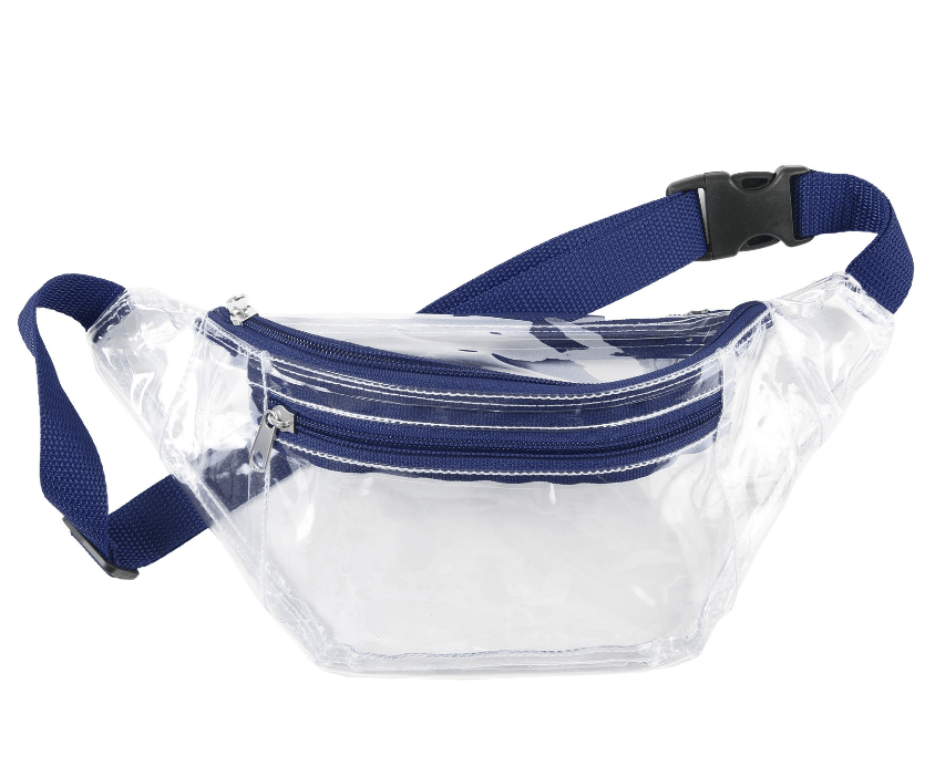 Desden Purse Navy Clear Sling Pack- Navy