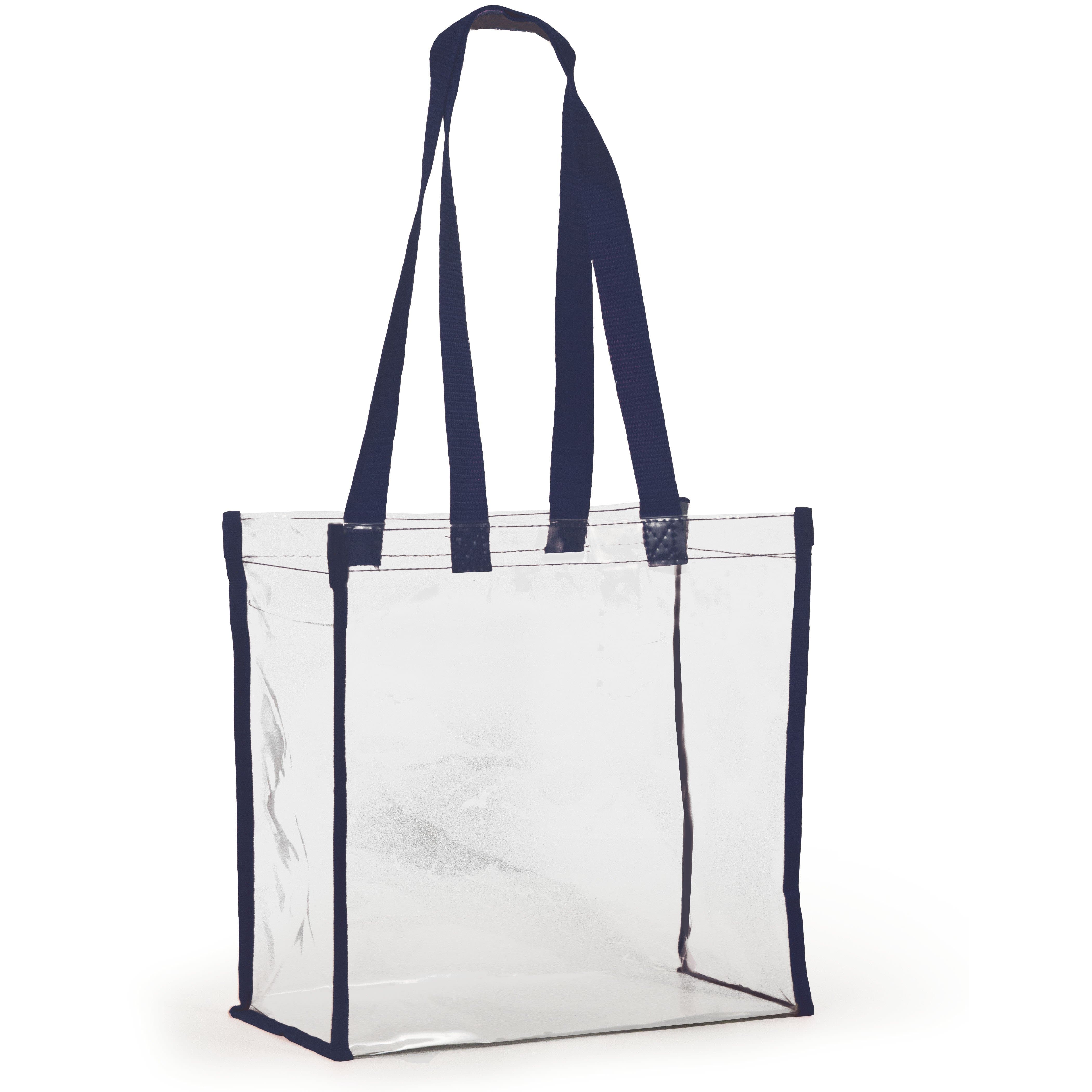 Desden Tote Bag Navy Clear Stadium Tote - Navy