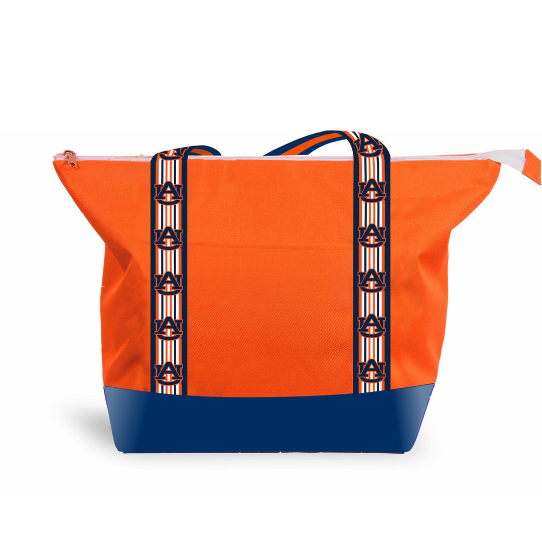 Auburn Tigers Printed Collection Foldover Tote Bag