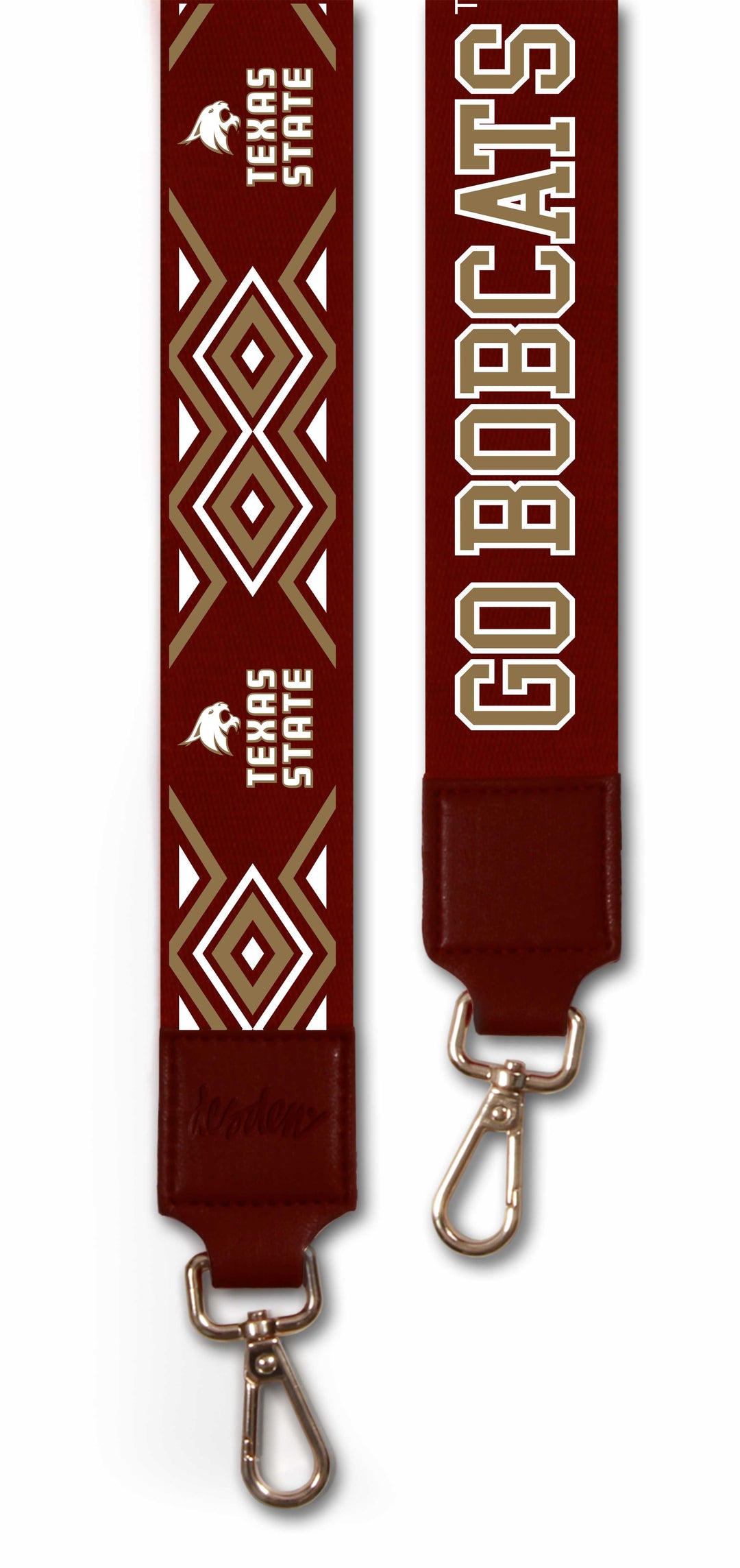 2' wide Printed Purse Strap- Texas State