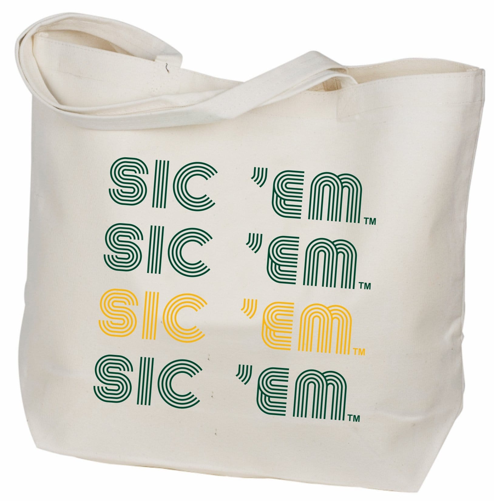 Desden Retro Canvas Tote Bag - Baylor